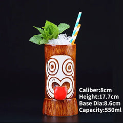 Hawaii Ceramic Tiki Mugs